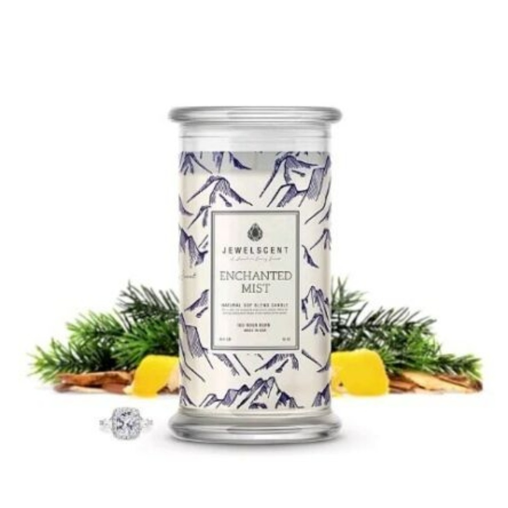 JewelScent Enchanted Mist Candle Ring Inside Size